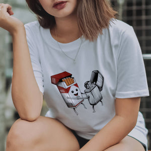Playera Blanca Somos el uno para el otro