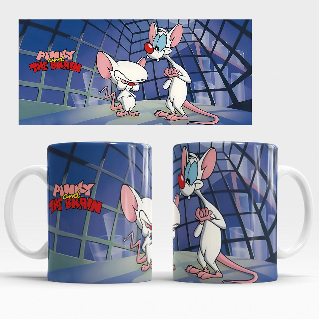 Taza Pinky y Cerebro