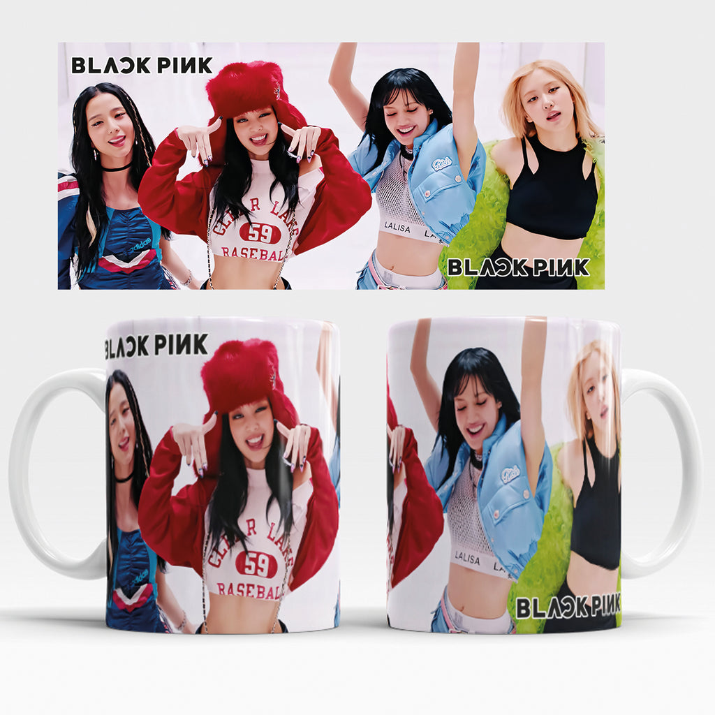 Taza Black Pink