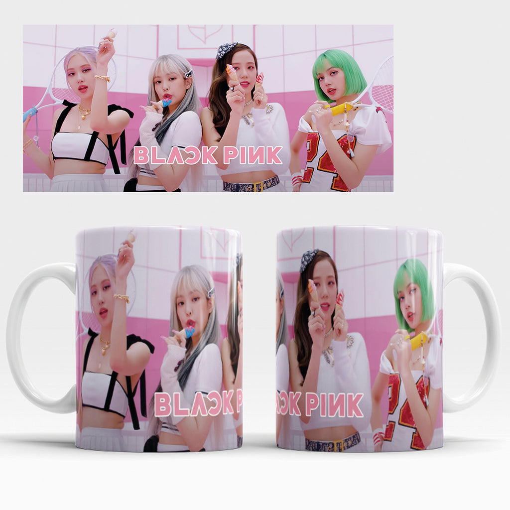 Taza Black Pink