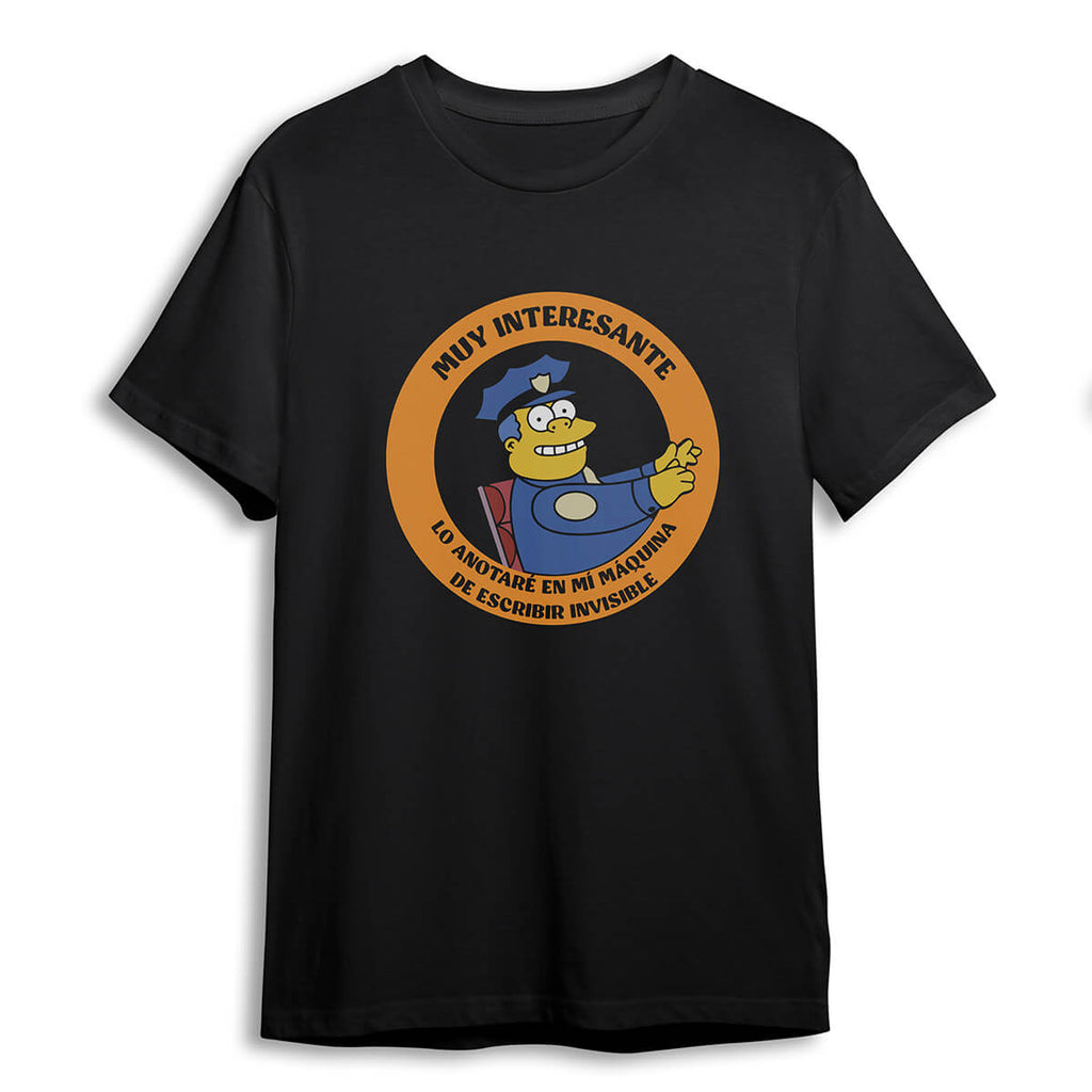 Playera Máquina Escribir Simpson