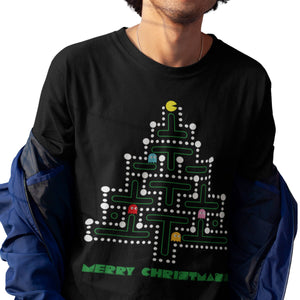 Playera Navidad Pac-Man