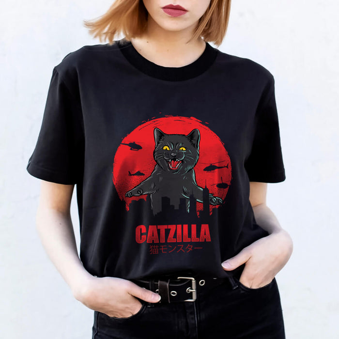 Playera Gato Catzilla