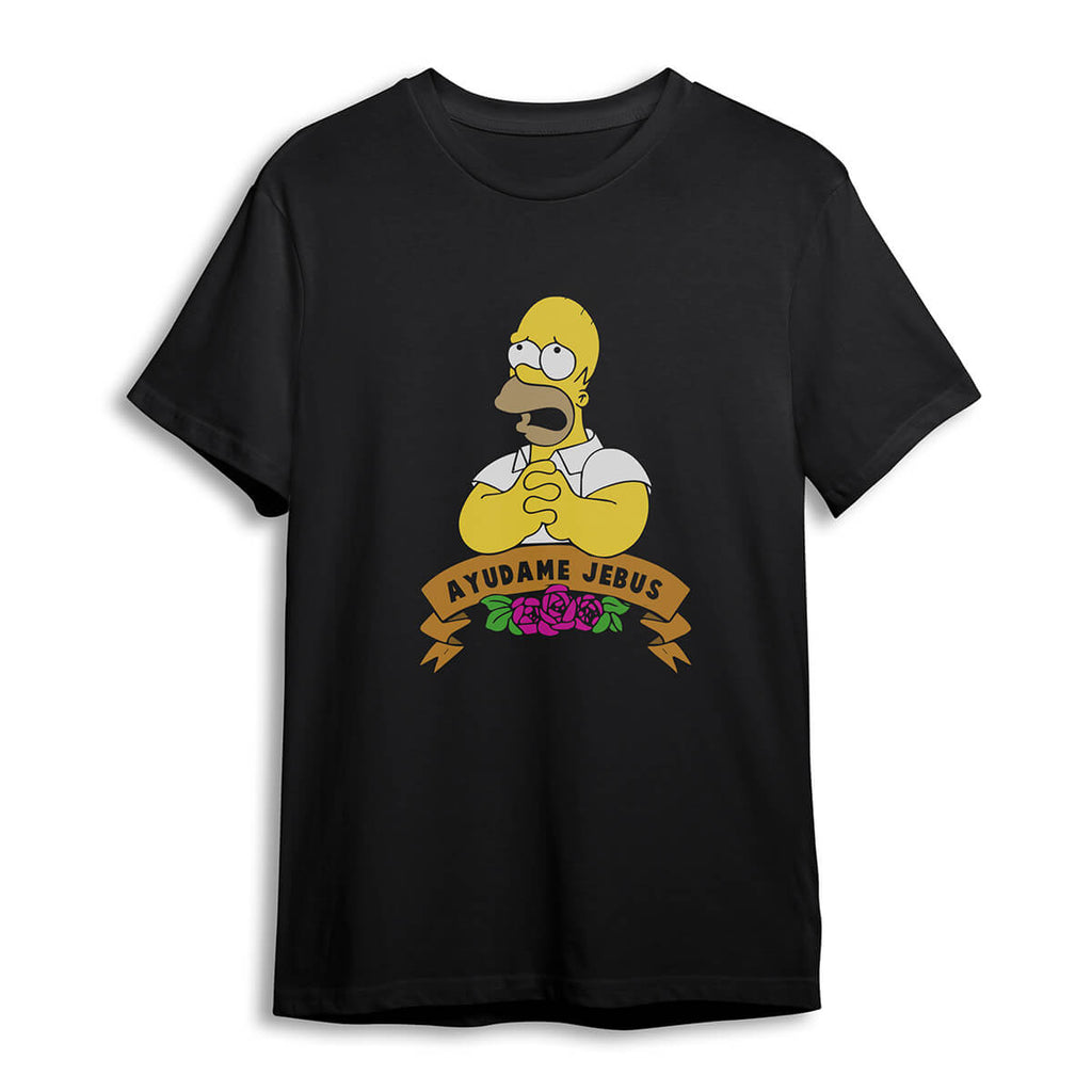 Playera Jebus Homero Simpson